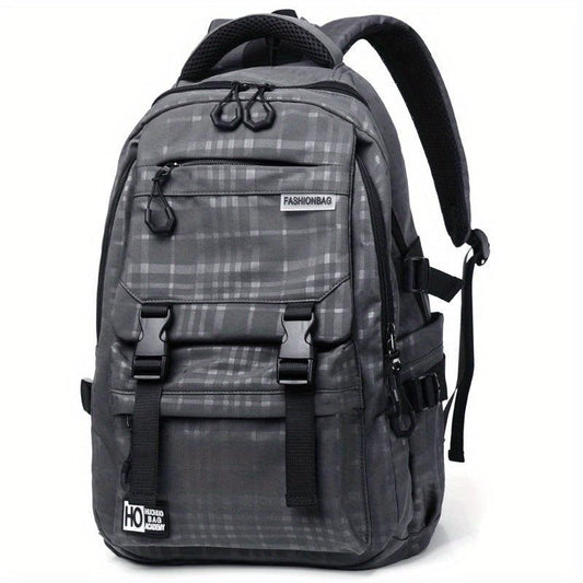 Large Capacity Men's Travel Backpack for Work & School with Computer Compartment