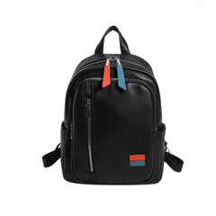 Men's Leather Backpack Large Capacity for Travel Work
