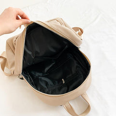 Men's Leather Backpack Large Capacity for Travel Work