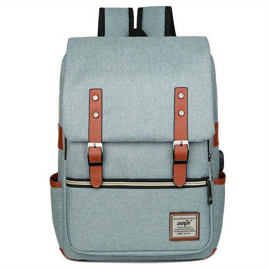 Large USB Backpack Practical Can Hold Men's And Women's Backpack