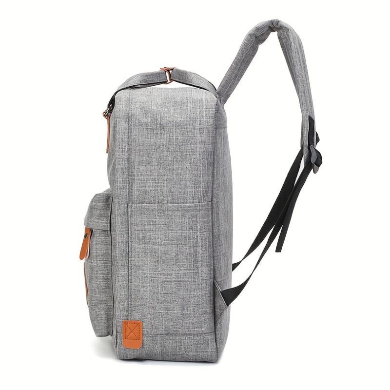 3pcs Backpack Crossbody Bag And Pen Bag Set Large Capacity Travel Bag