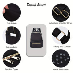 Waterproof Nylon Travel Backpack for Outdoor Adventures