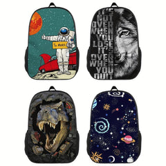 Preschool 3D Dinosaur Backpack for Primary School Kids
