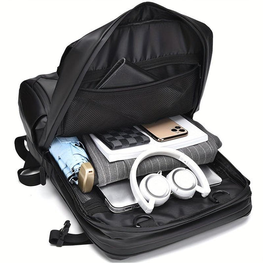 Men's Multi Compartment Backpack Large Capacity Bag Short Distance Travel