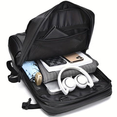 Men's Multi Compartment Backpack Large Capacity Bag Short Distance Travel
