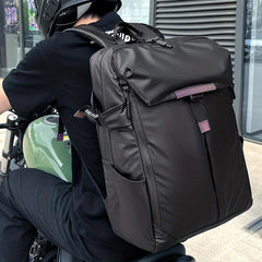 Men's Multi Compartment Backpack Large Capacity Bag Short Distance Travel