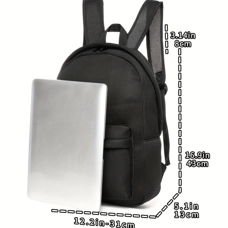 Lightweight Unisex Backpack Durable Outdoor Bag for School Office