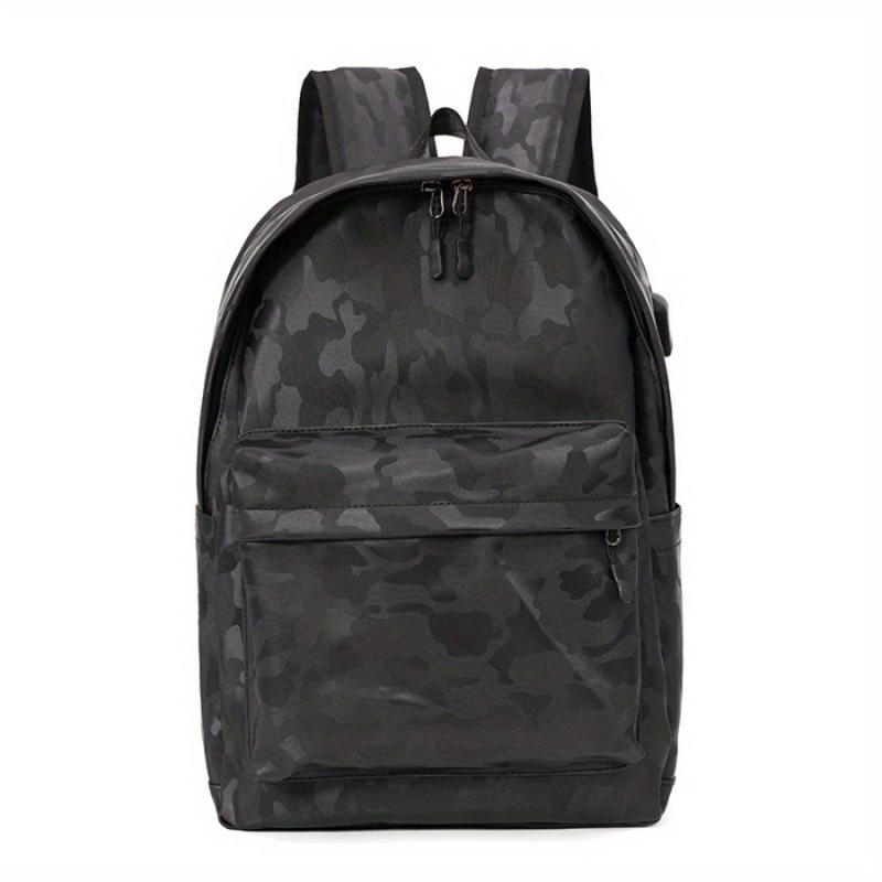 Men's Laptop Backpack USB Charging Port Travel Bag