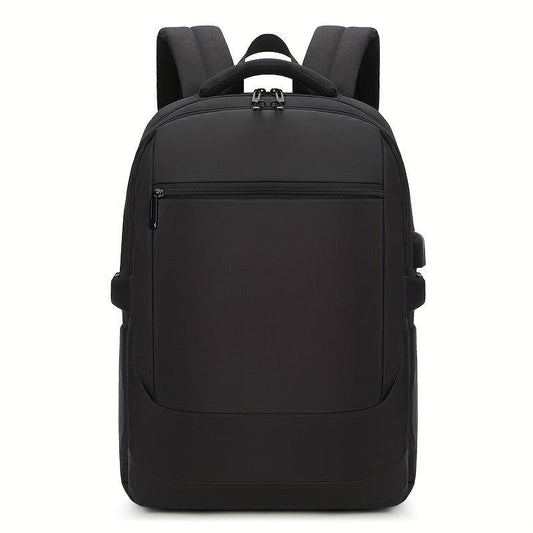 Men's Oxford Bag with USB Charging Port, Large Capacity, Water-Resistant