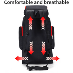 Large Capacity Outdoor Mountaineering Bag Waterproof Duffel Backpack