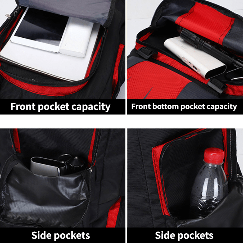 Large Capacity Outdoor Mountaineering Bag Waterproof Duffel Backpack