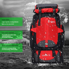 Large Capacity Outdoor Mountaineering Bag Waterproof Duffel Backpack