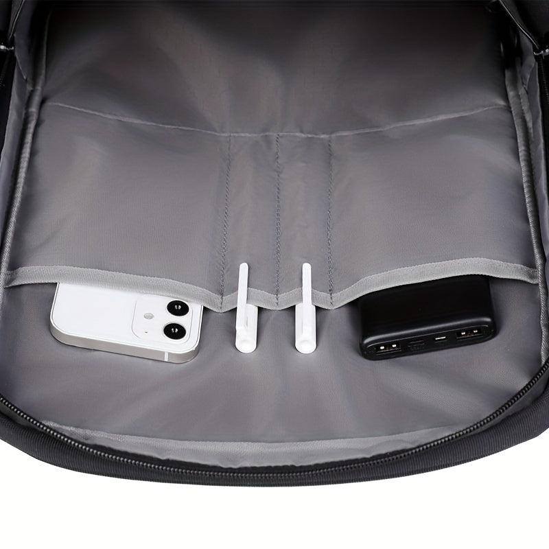 Men's Large Capacity Travel Backpack with USB Charging Port