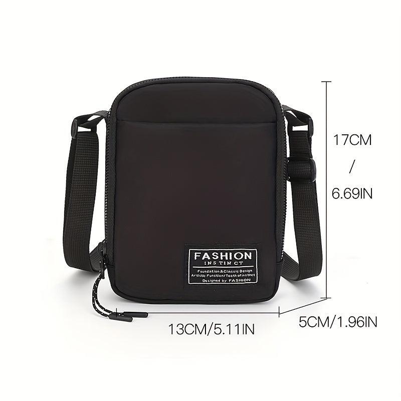 Men's Casual Mini Crossbody Bag Diagonal Shoulder Mobile Phone Pouch