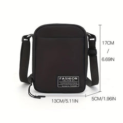 Men's Casual Mini Crossbody Bag Diagonal Shoulder Mobile Phone Pouch