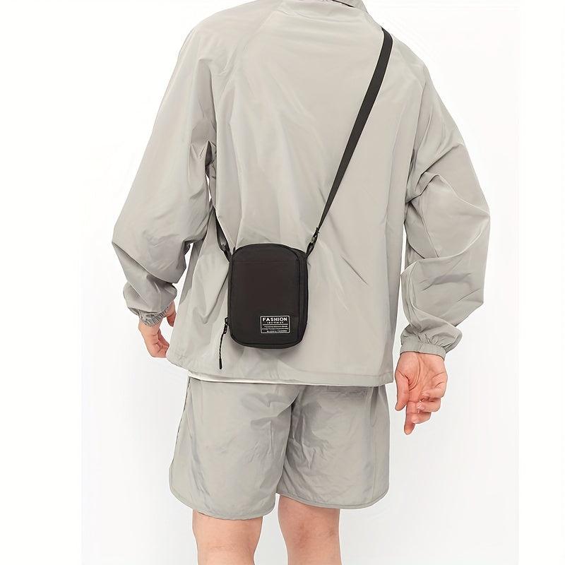 Men's Casual Mini Crossbody Bag Diagonal Shoulder Mobile Phone Pouch