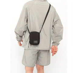 Men's Casual Mini Crossbody Bag Diagonal Shoulder Mobile Phone Pouch
