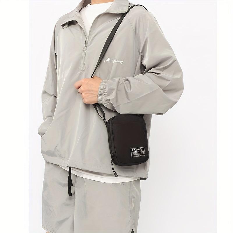Men's Casual Mini Crossbody Bag Diagonal Shoulder Mobile Phone Pouch