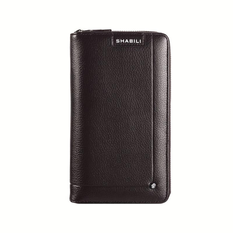 Men's Business Litchi Pattern Clutch Bag Zipper Wallet Handbag