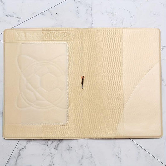 Men's Soccer Pattern ID Holder Passport Cover Multifunctional Bag