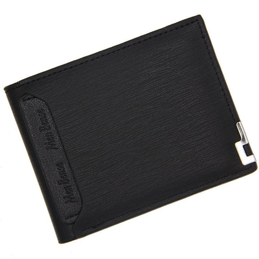 Men's Leather Money Clip Wallet ID Window Card Holder