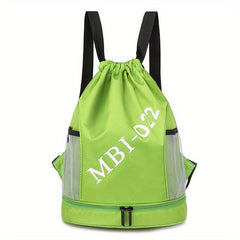 Casual Drawstring Bag Wet Dry Separation Backpack