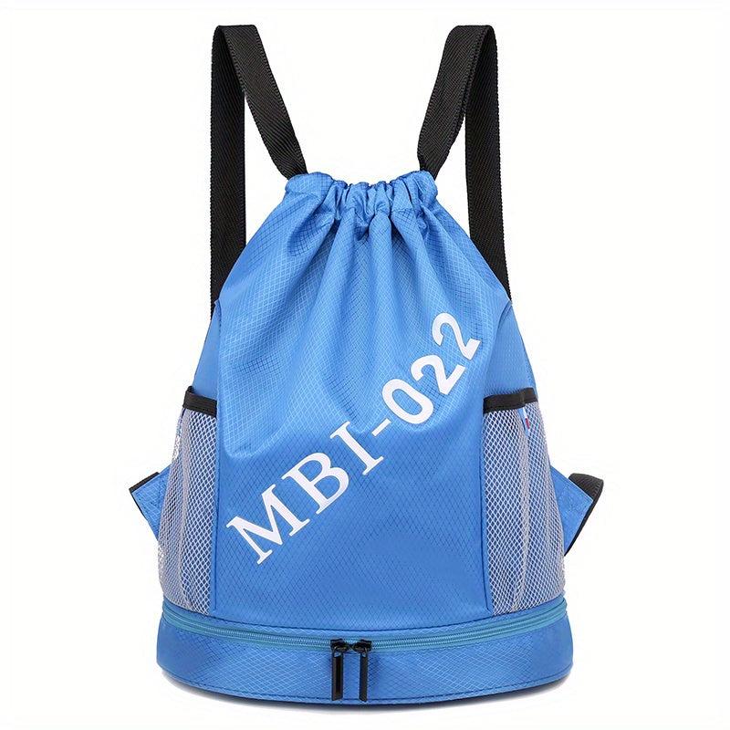 Casual Drawstring Bag Wet Dry Separation Backpack