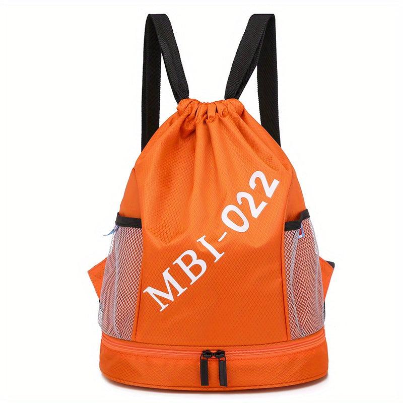 Casual Drawstring Bag Wet Dry Separation Backpack