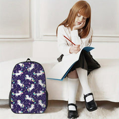 Unicorn Backpack For Girls School Bag Rucksack Boys Students 43