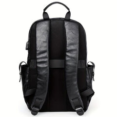 Solid Embossed Backpack for Students and Commuters