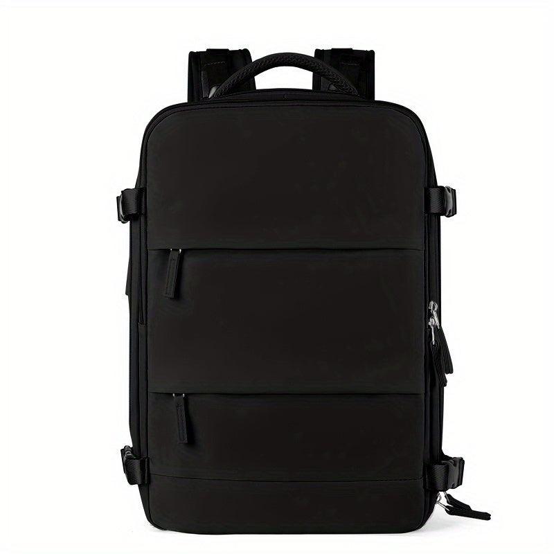 Men's Laptop Backpack USB Charging Port Travel Carry-on Bag