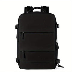 Men's Laptop Backpack USB Charging Port Travel Carry-on Bag