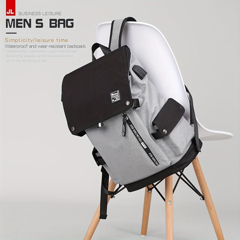 Large Capacity Flap Backpack Travel Bag for Men and Women