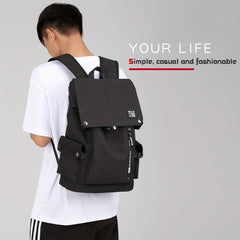 Large Capacity Flap Backpack Travel Bag for Men and Women