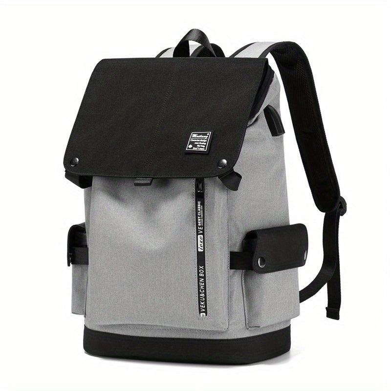 Large Capacity Flap Backpack Travel Bag for Men and Women