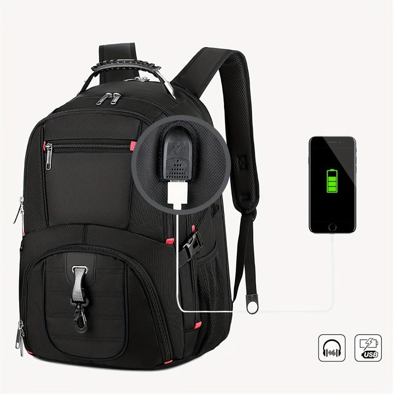 Waterproof Laptop Backpack with USB Charging Port 43 Gaming Computer Backpack