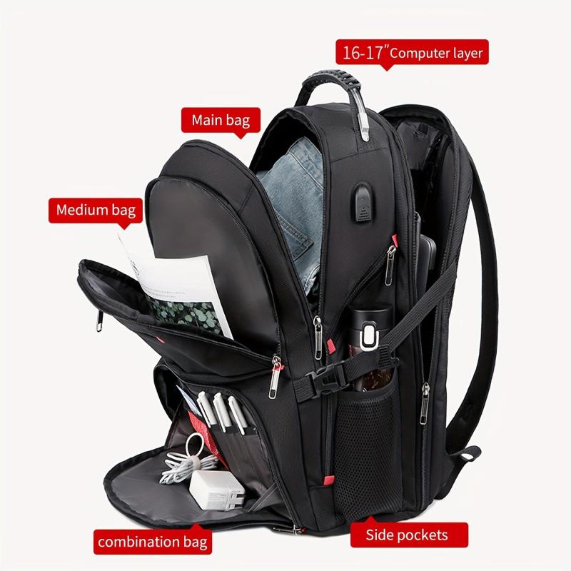 Waterproof Laptop Backpack with USB Charging Port 43 Gaming Computer Backpack