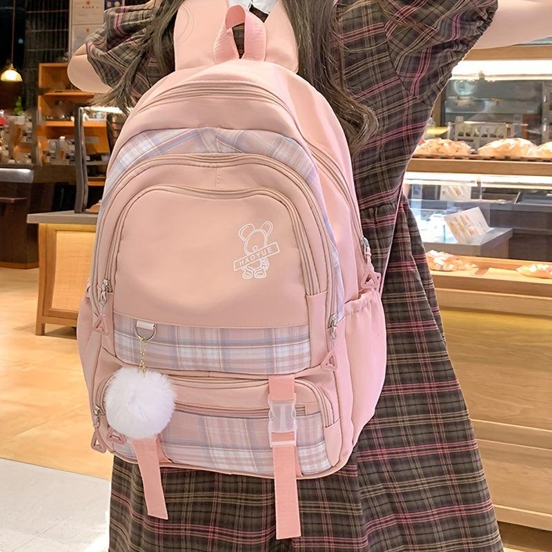 Casual Multifunctional Backpack with Large Capacity for Women's Bag