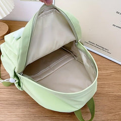 Star Patch Backpack Lightweight School Bag