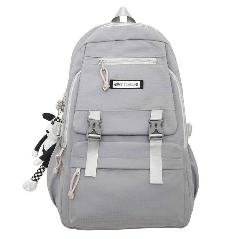 Casual Large Capacity Travel Backpack With Pendant