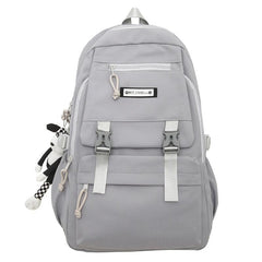 Casual Large Capacity Travel Backpack With Pendant