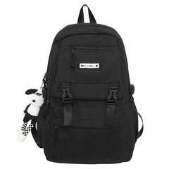 Casual Large Capacity Travel Backpack With Pendant