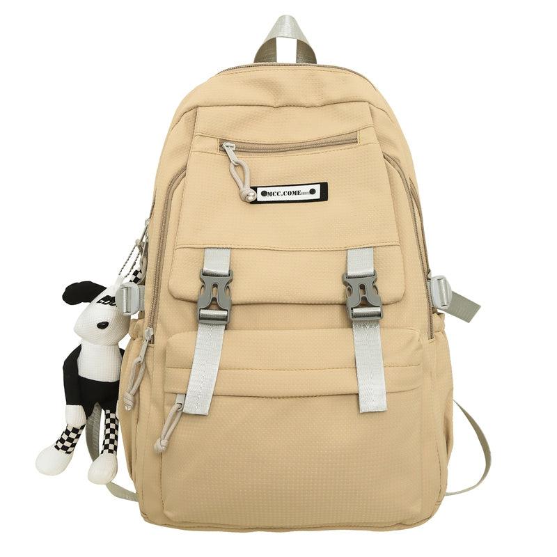 Casual Large Capacity Travel Backpack With Pendant