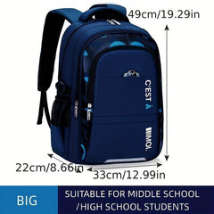 Large Capacity Student Schoolbag Backpack