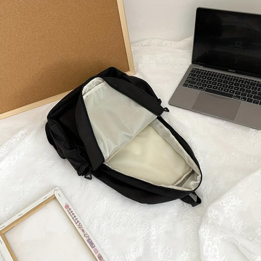 Fashionable Preppy Double Shoulder Bag for School Office