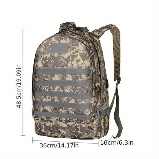 Large Capacity Camo Backpack for Outdoor Travel - Waterproof