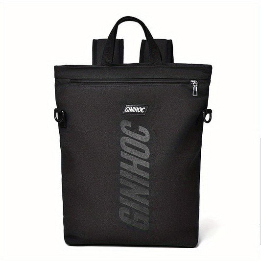 Men's Canvas Laptop Backpack Large Capacity Casual Bag