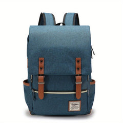 Retro Casual Oxford Cloth Backpack Outdoor Travel School Bag