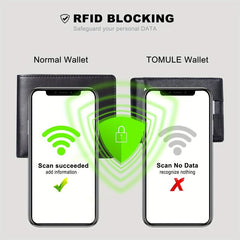 RFID Blocking Money Clip Wallet for Men