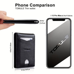 RFID Blocking Money Clip Wallet for Men